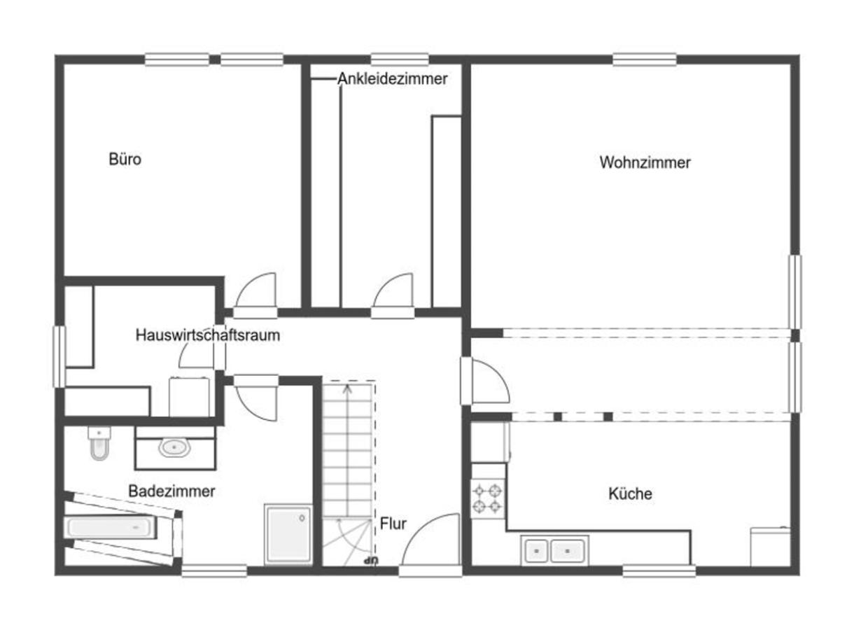 Grundriss Skizze EG