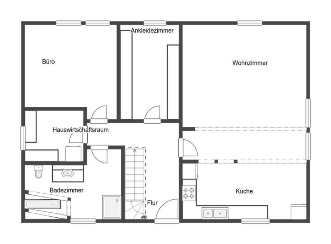 Grundriss Skizze EG