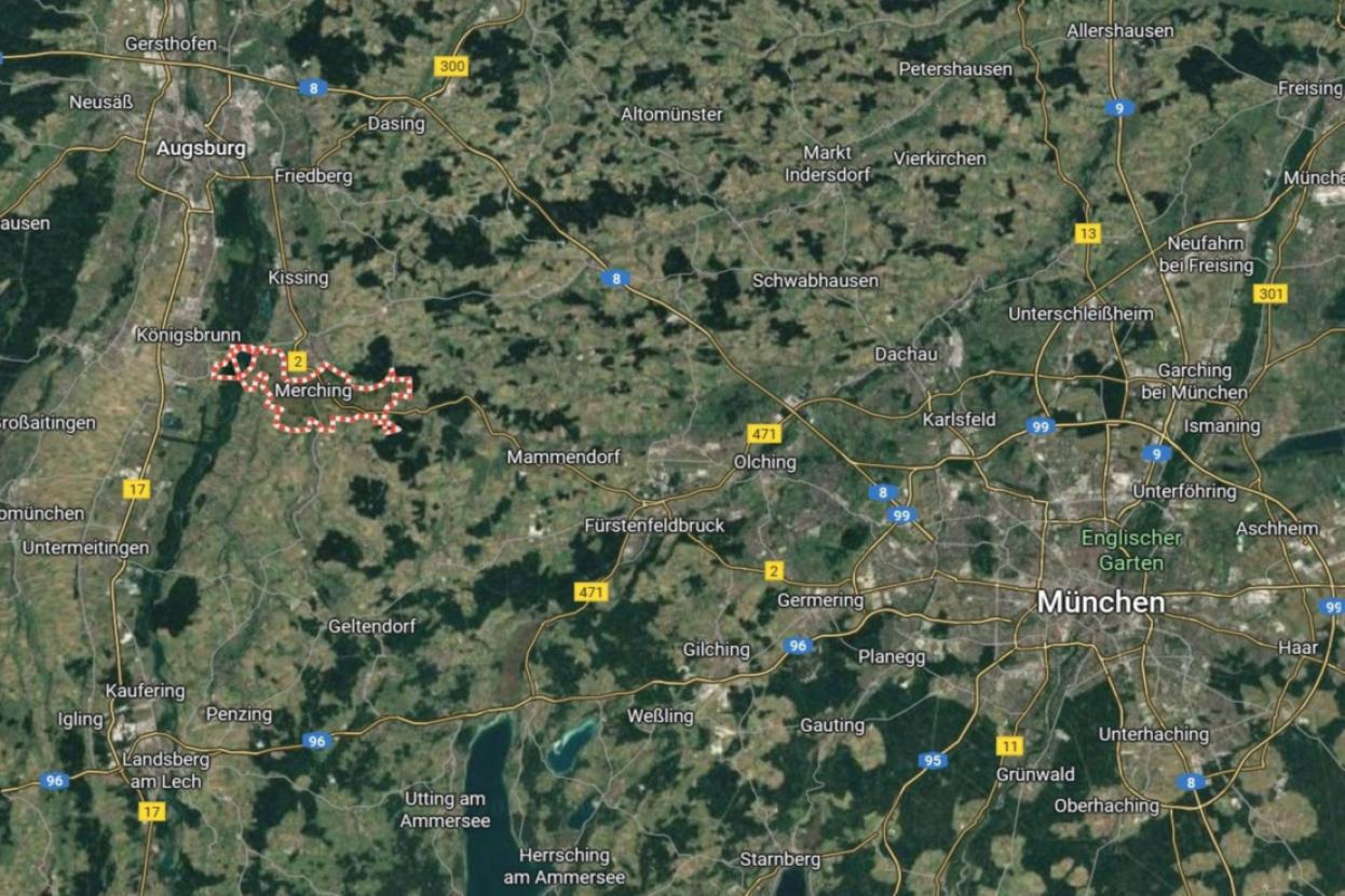 Kartenstandort Merching