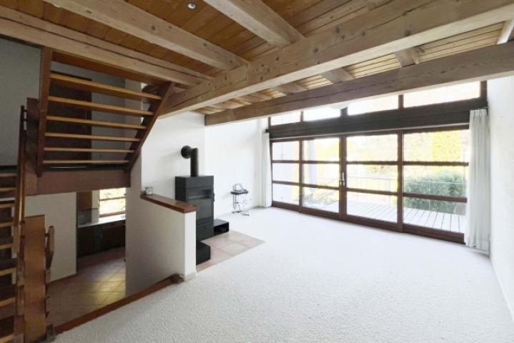 Wohnzimmer mit Schwedenofen