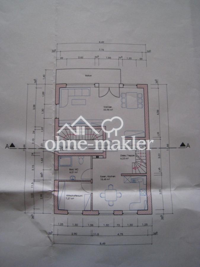 Grundriss 1. Stock