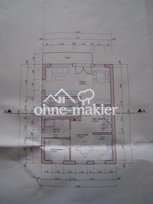 Grundriss 1. Stock