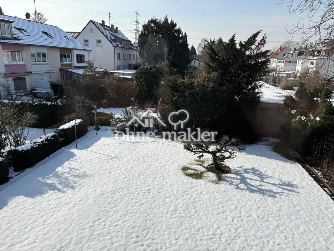 Garten im Winter