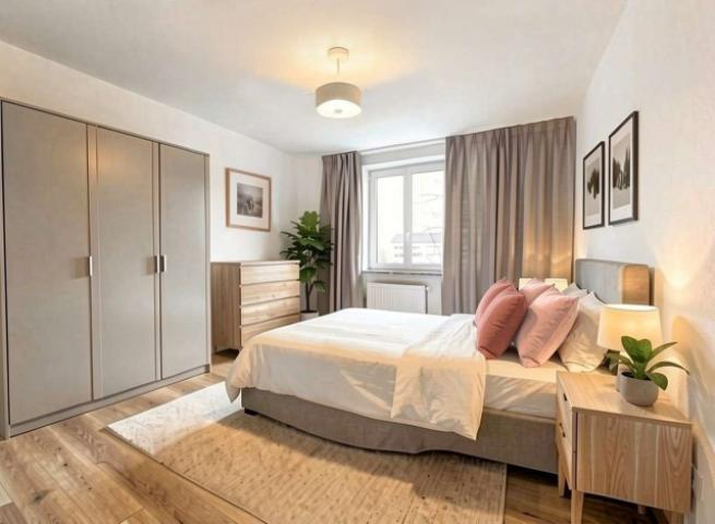Schlafzimmer (KI-eingerichtet)