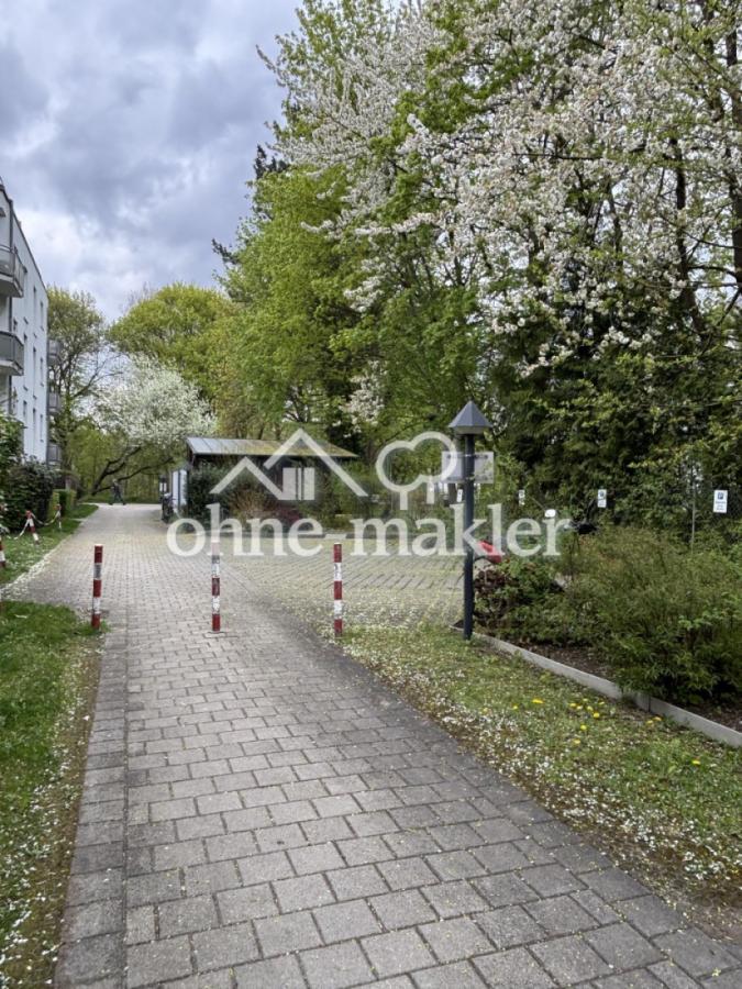 Innenhof mit Fahrradhäuschen