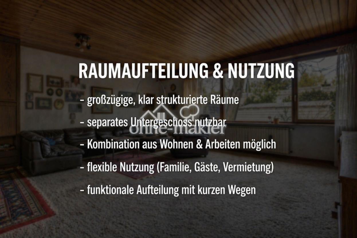 Raumaufteilungh