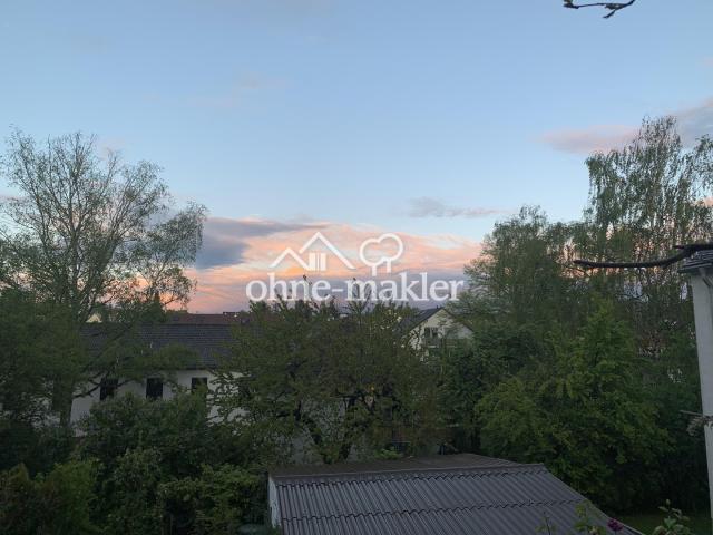 Blick vom Balkon