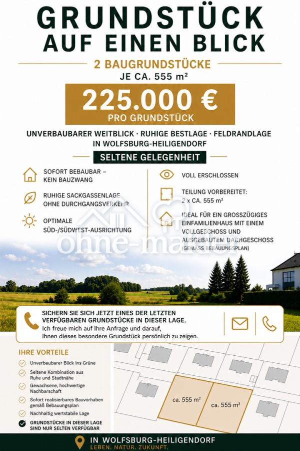 Voll erschlossen–keine Kosten