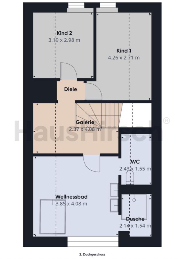 Grundriss 2. Dachgeschoss