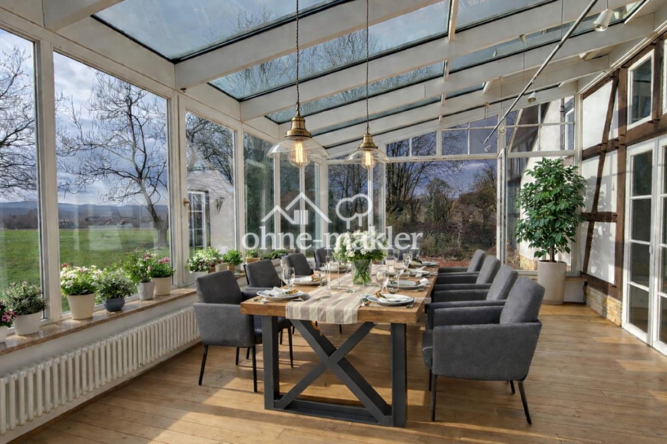 Wintergarten Fachwerkhaus
