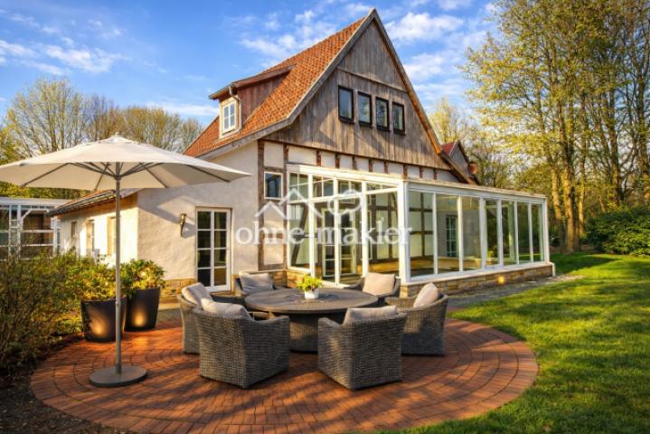 Terrasse Fachwerkhaus