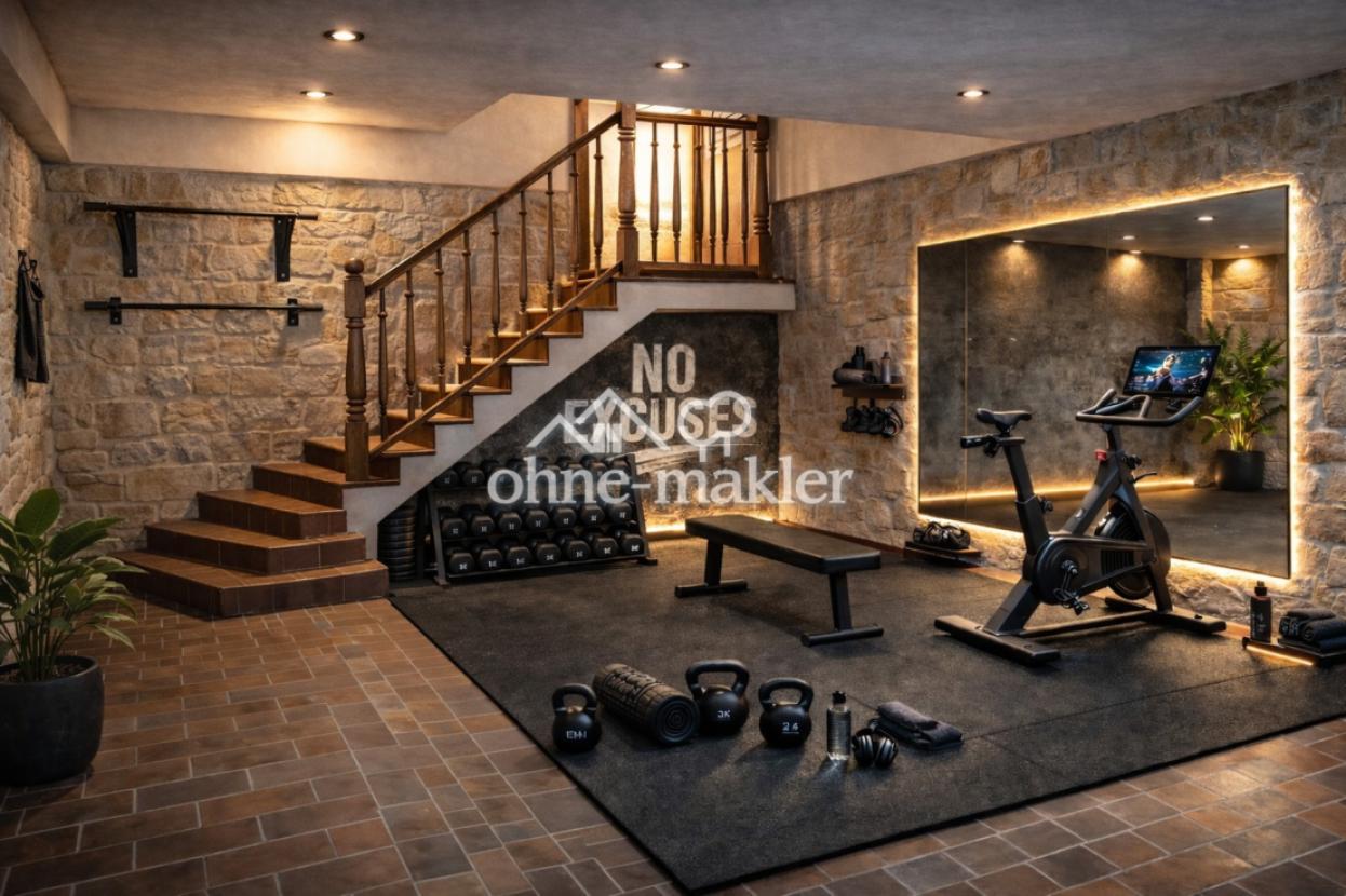 Fitnessraum Fachwerkhaus