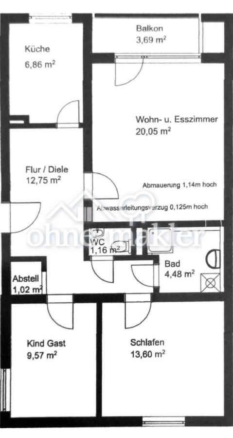 Wohnungsgrundriss