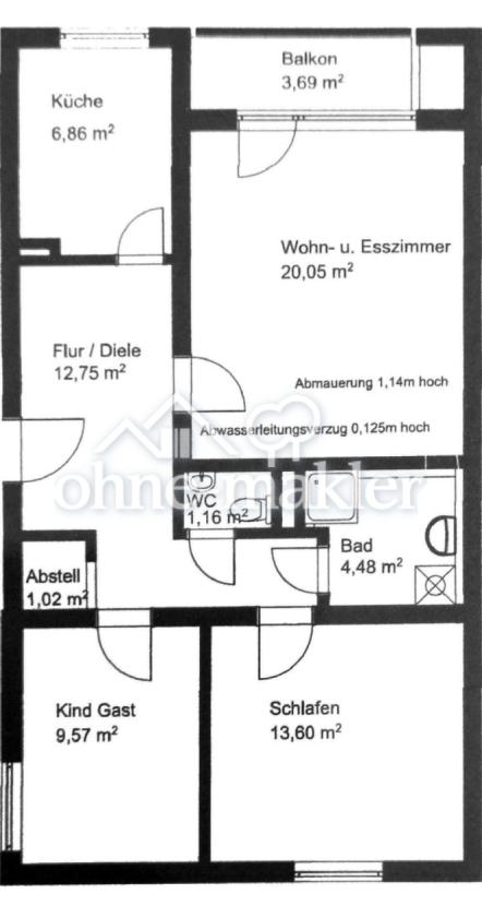 Wohnungsgrundriss