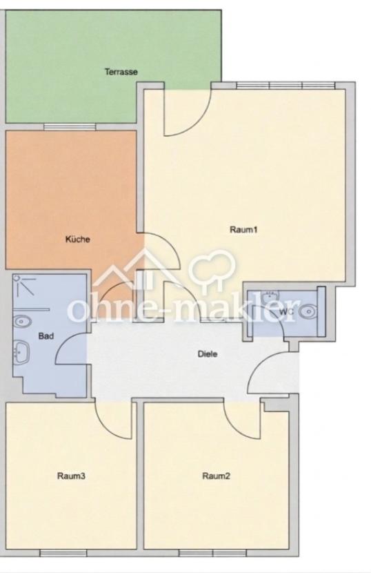 Grundriss nicht maßstabsgetreu