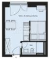 Grundriss Typ 1.1 - 24,4 m²