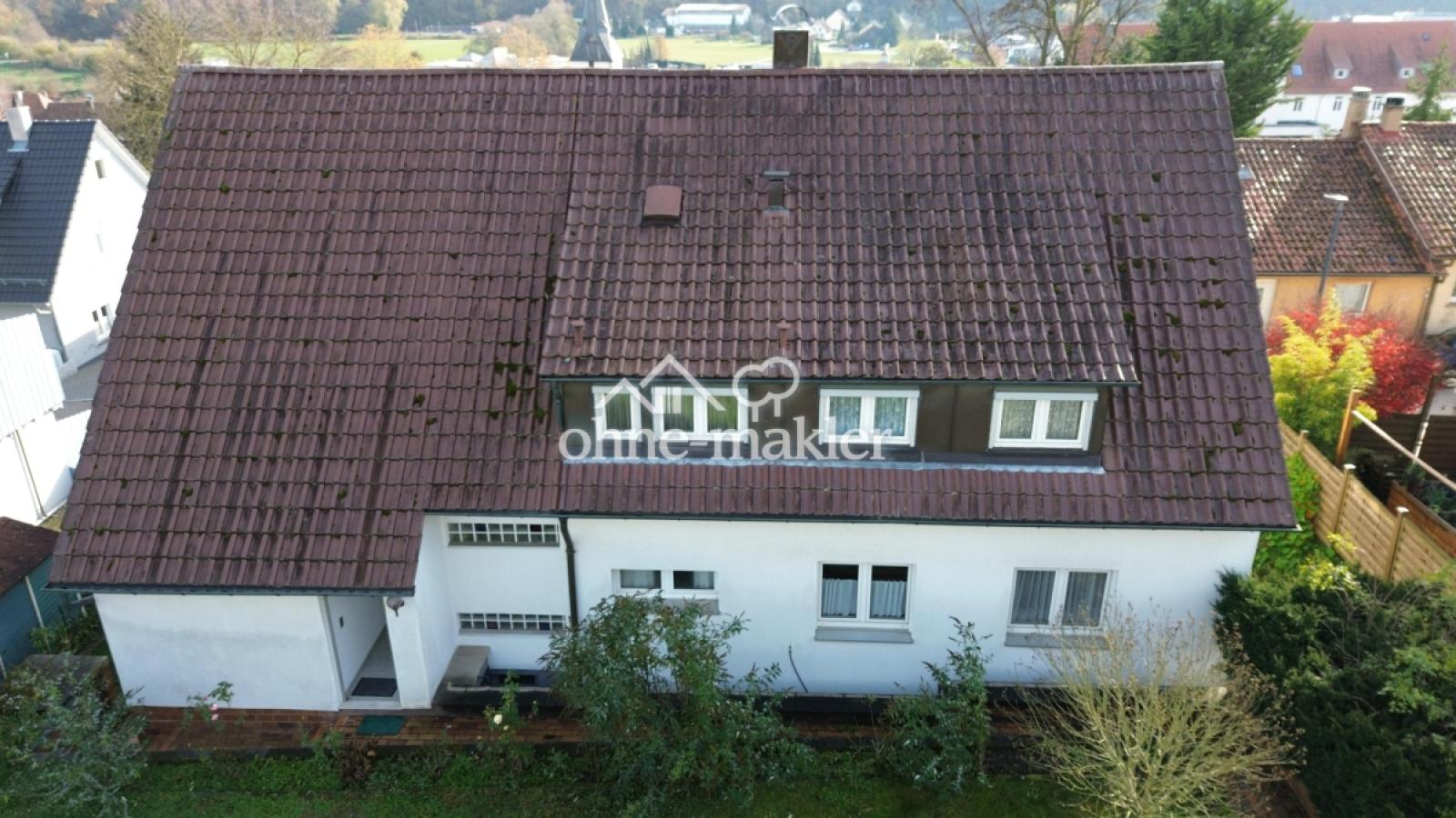 Hausansicht vom Garten