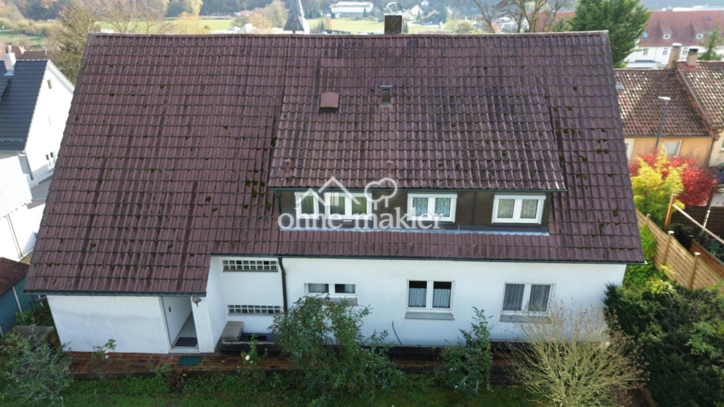 Hausansicht vom Garten