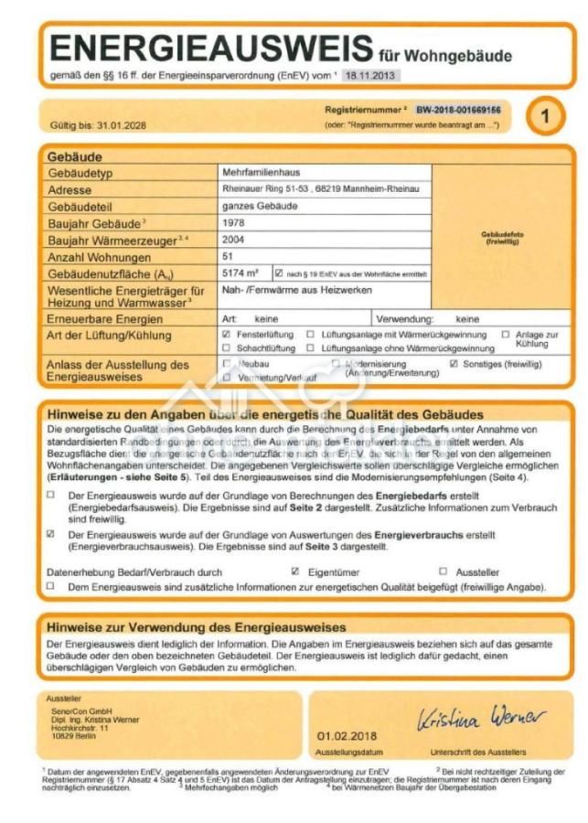 Energieausweis