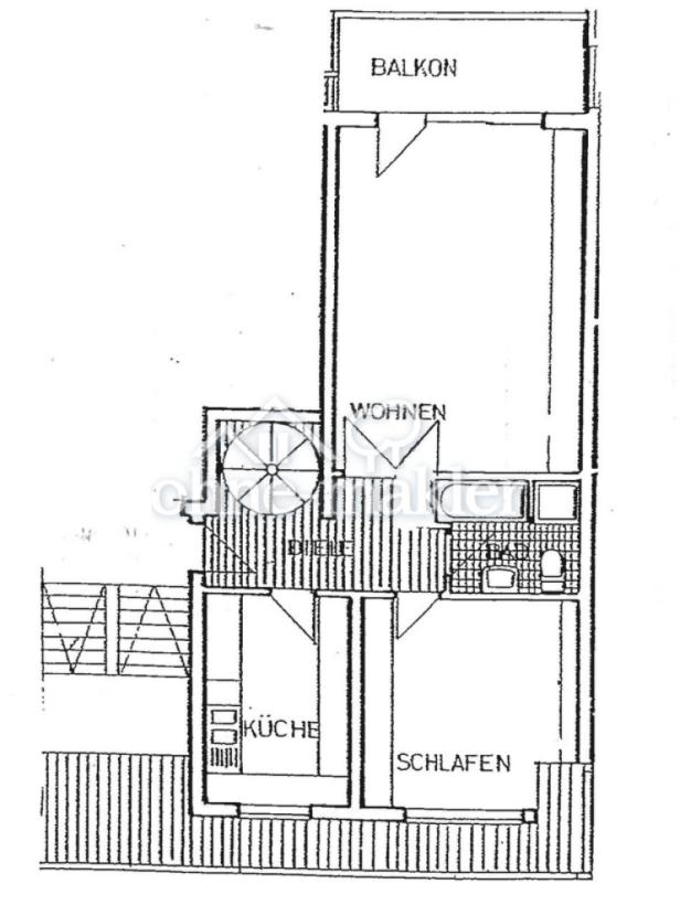 Wohnungseingang Ebene