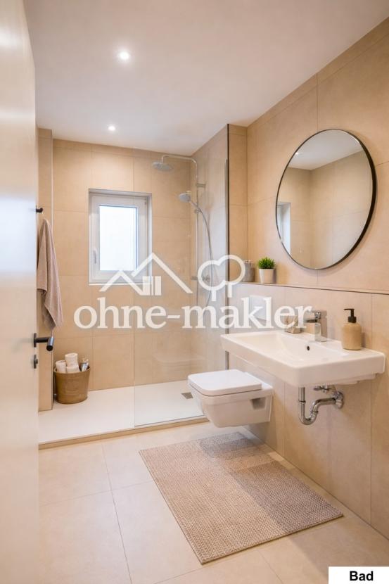 Badezimmer visualisiert