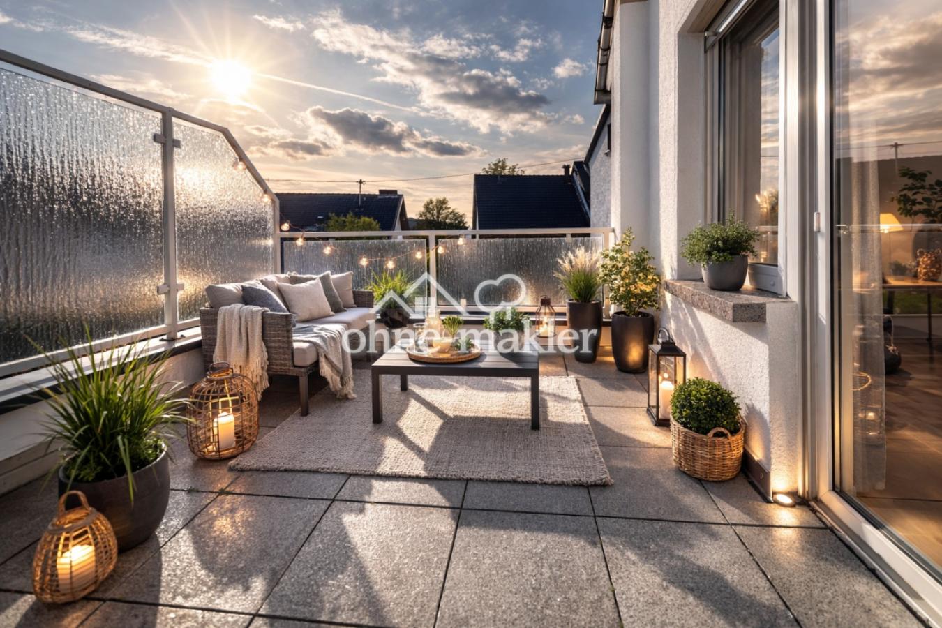 Dachterrasse visualisiert