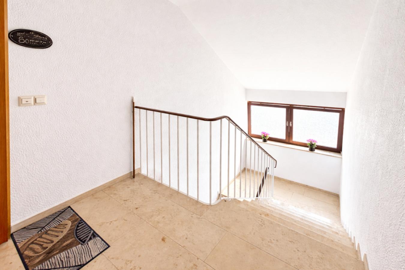 Das gepflegte Treppenhaus