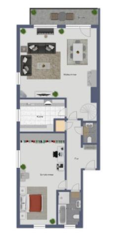 Grundriss untere Ebene