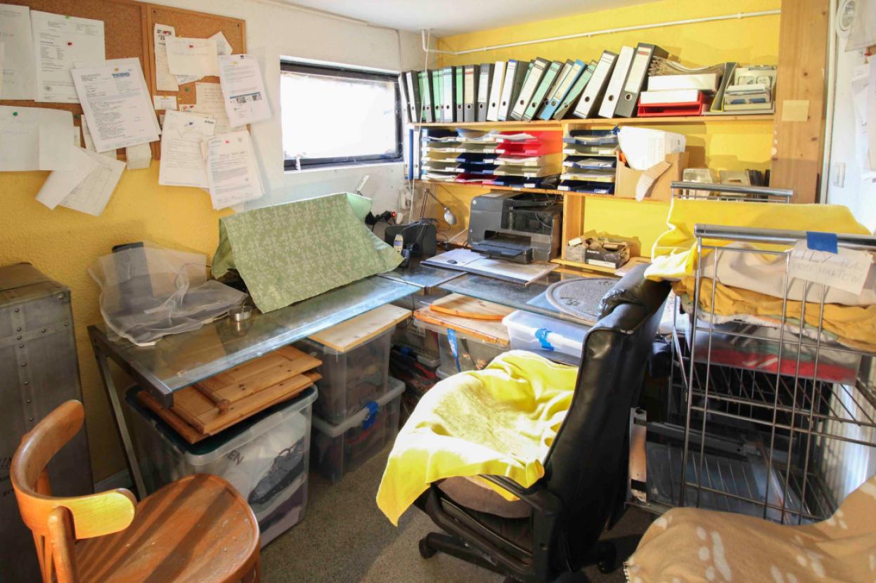 Büro im Keller