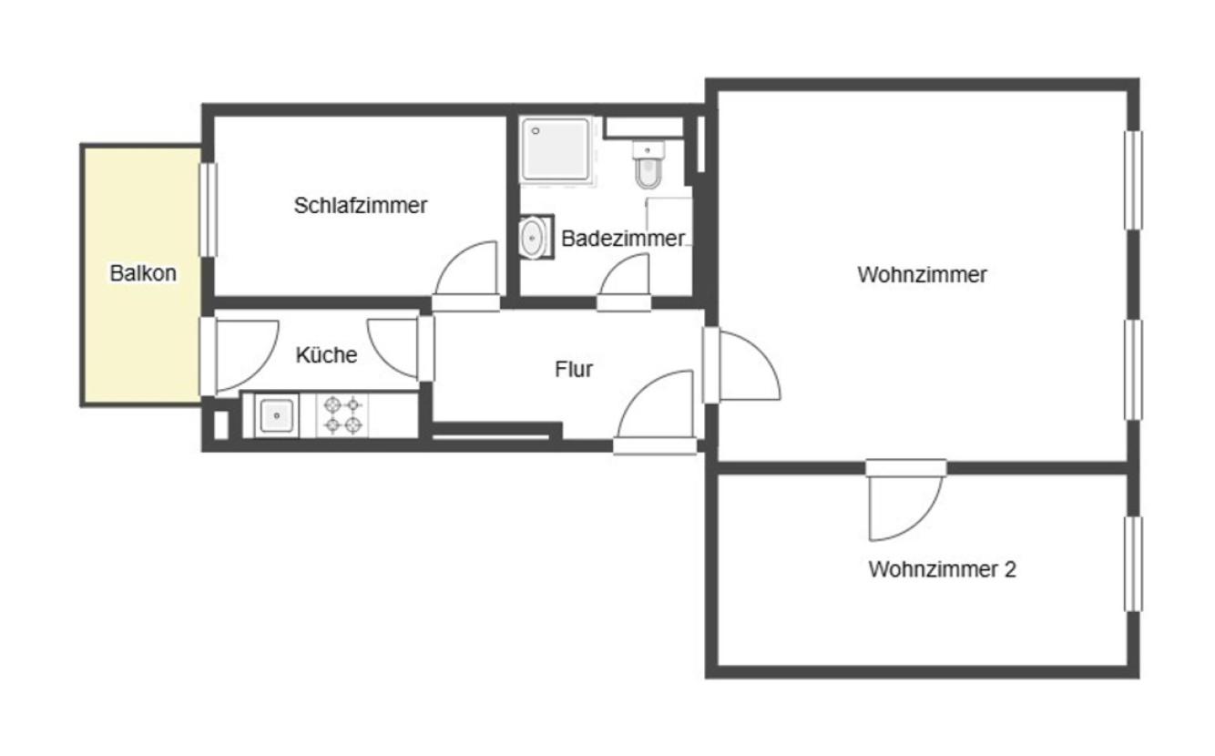 Grundriss Skizze