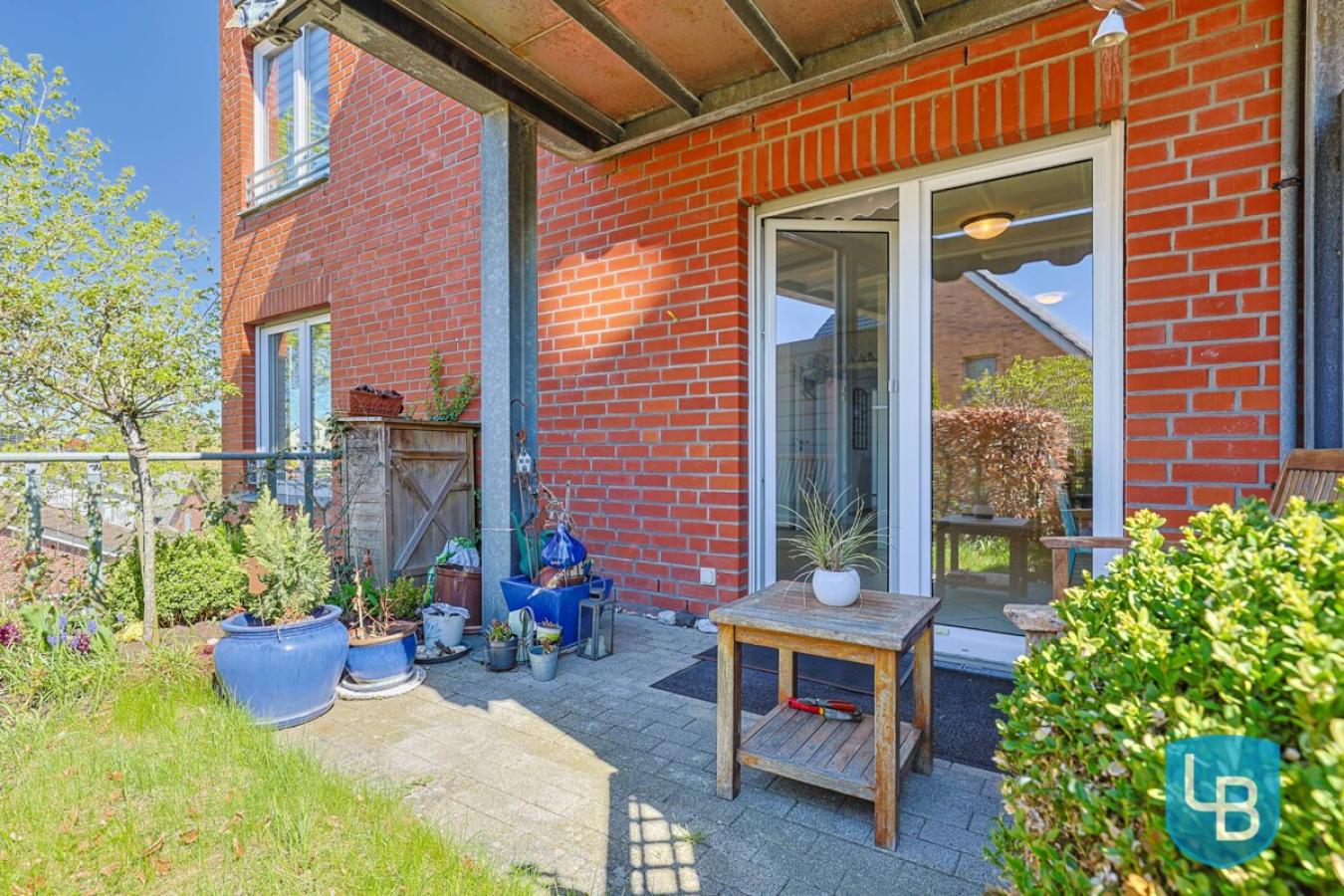 Überdachte Terrasse