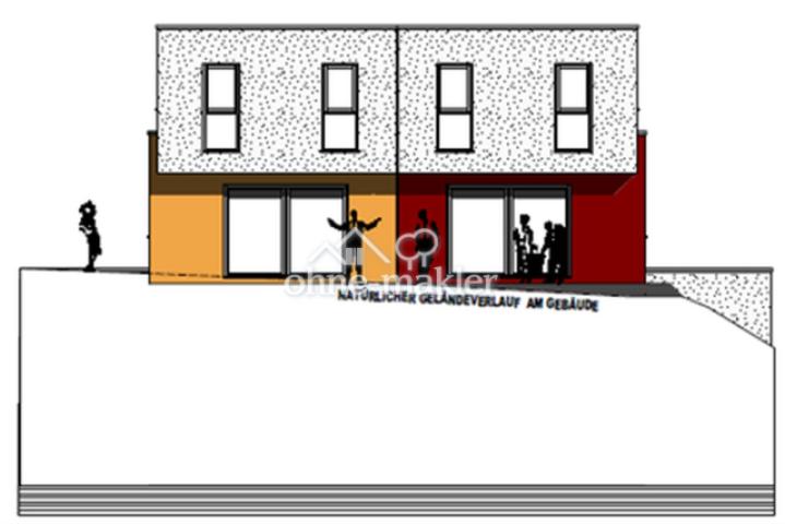 DHH SW-Ansicht zum Garten