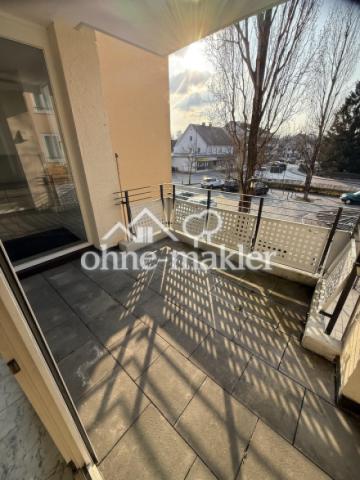 Balkon am Wohnbereich & Küche
