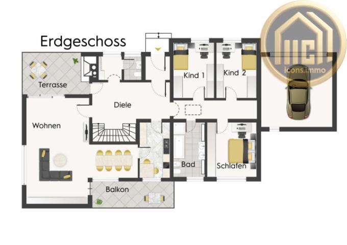 Grundriss Erdgeschoss