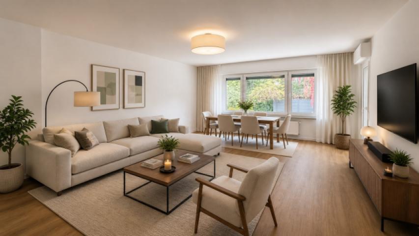 Wohnzimmer (Rendering)