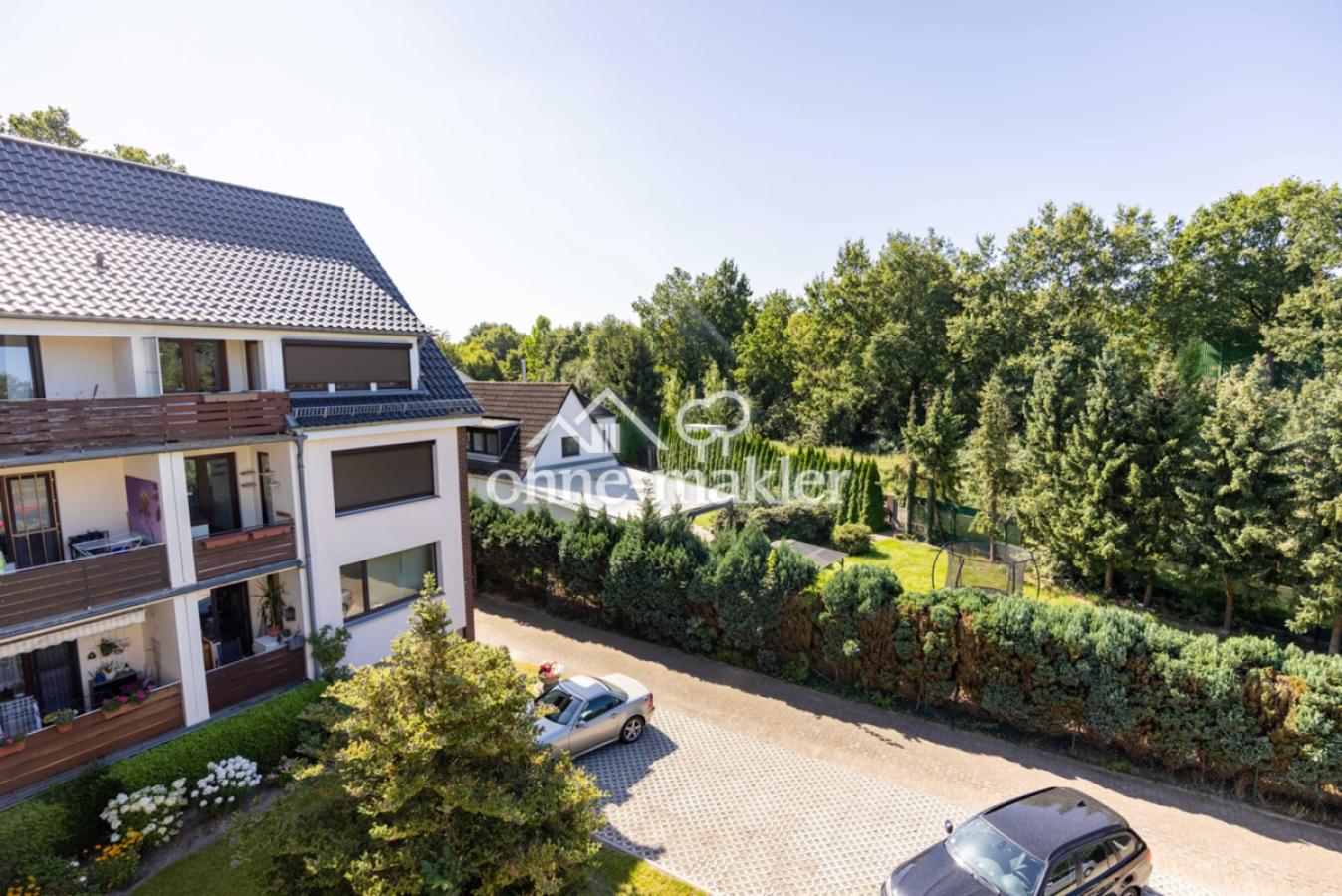 Ausblick vom Balkon