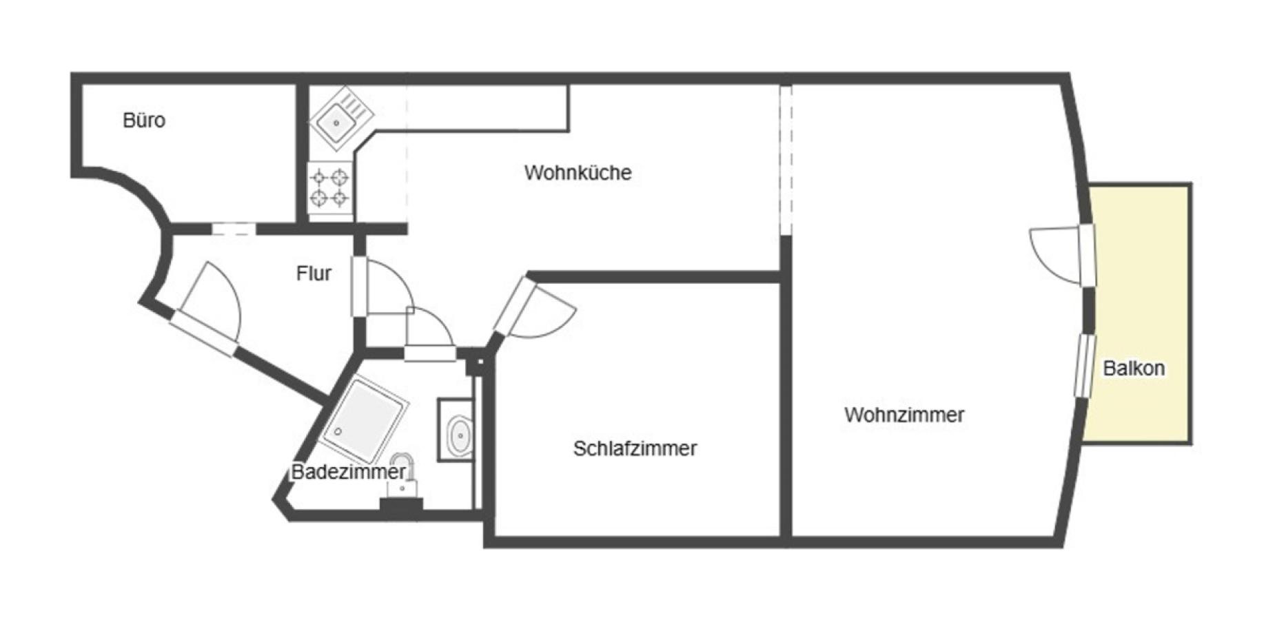 Grundriss Skizze