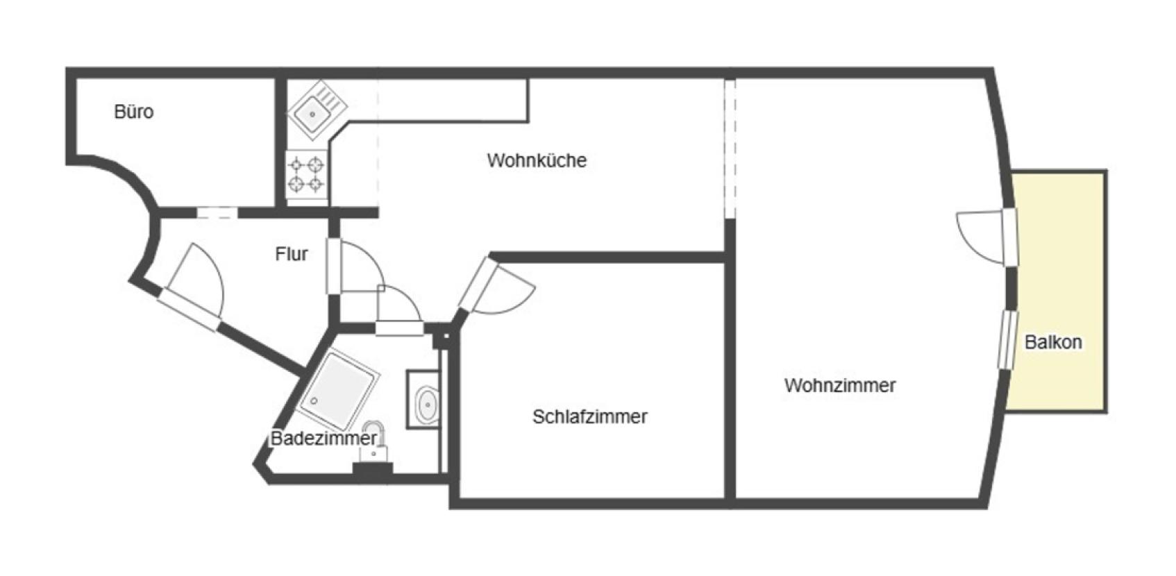 Grundriss Skizze