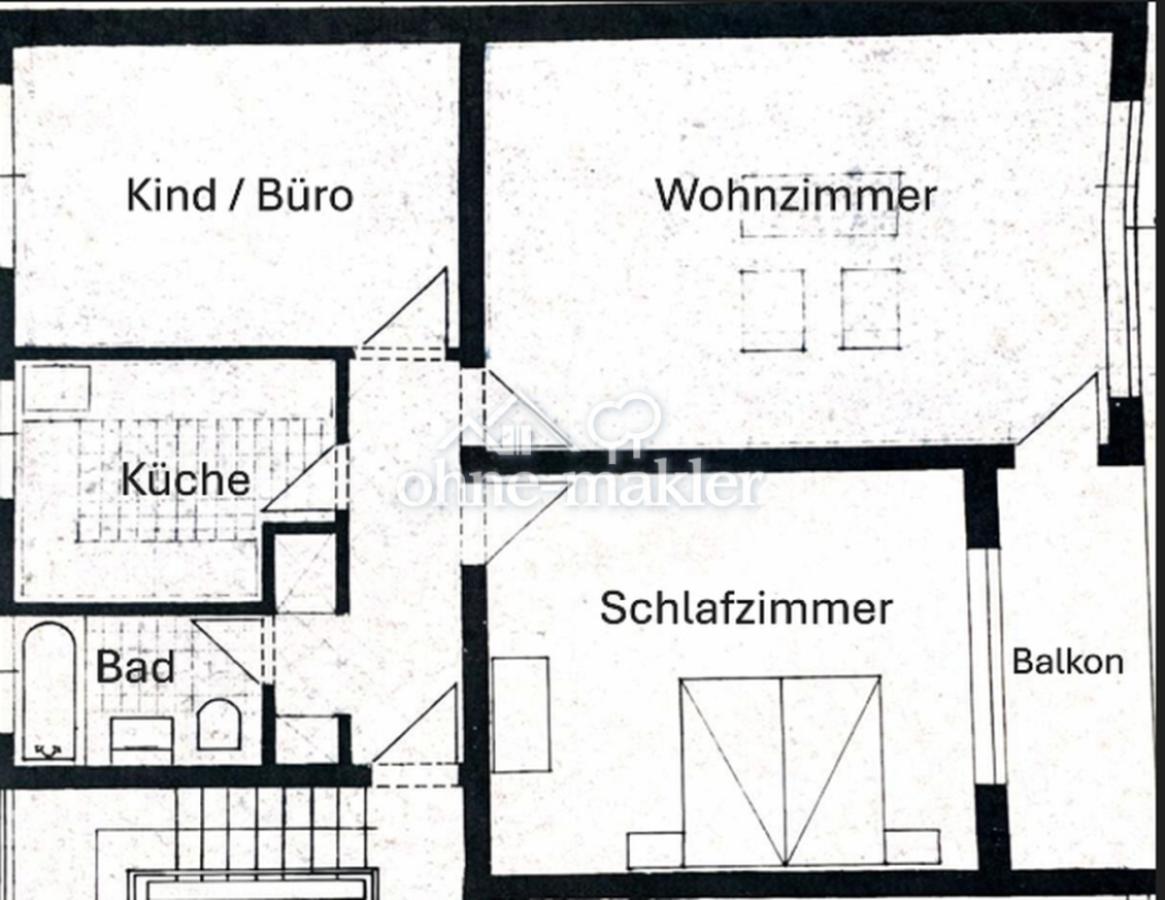 Zeichnung 3 Zi. Wg.