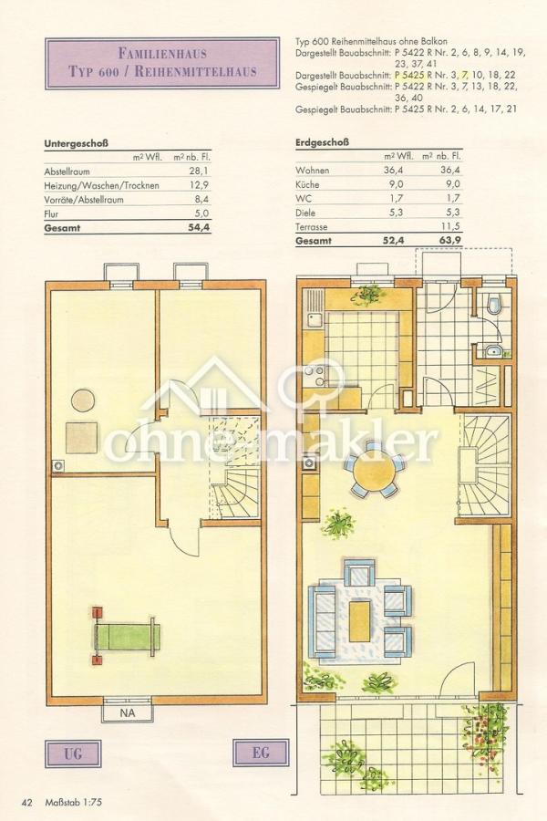 Grundriss KG und EG