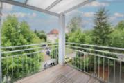 Balkon mit Blick ins Grüne
