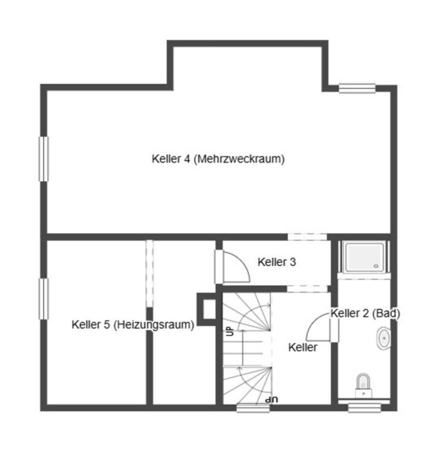 Grundriss Skizze UG