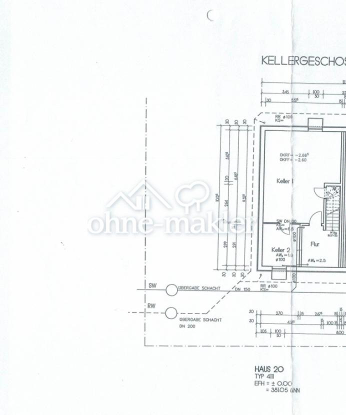 Grundriss Keller