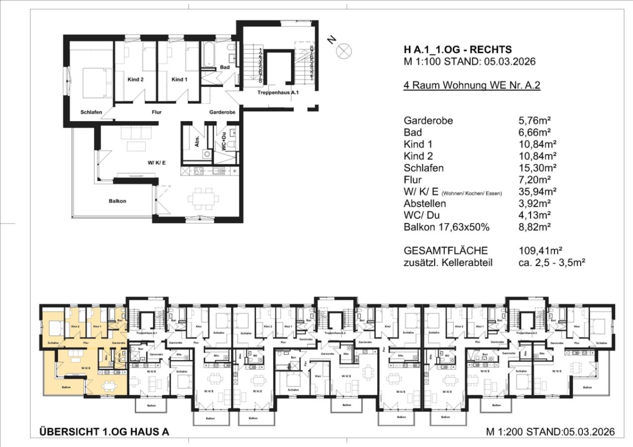 Grundriss WE10