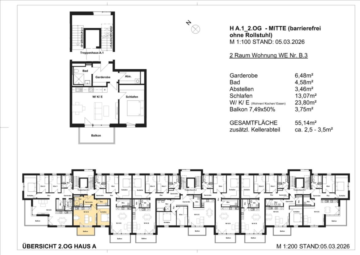 Grundriss WE20