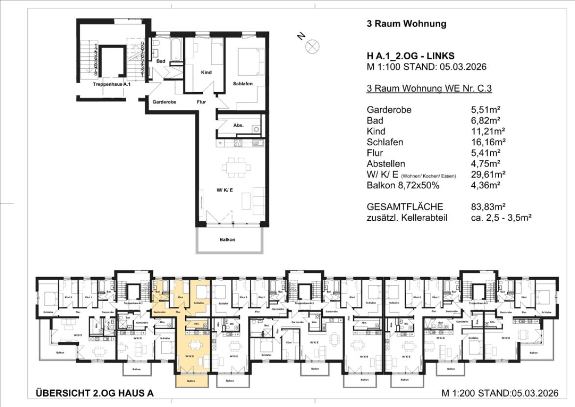 Grundriss WE21