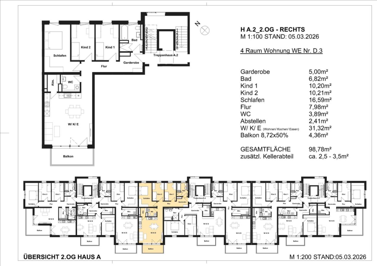 Grundriss WE22