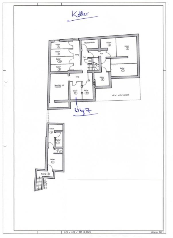 Grundriss UG
