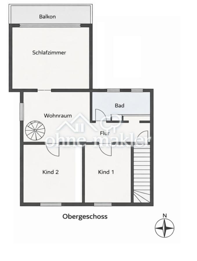 Grundriss Obergeschoss