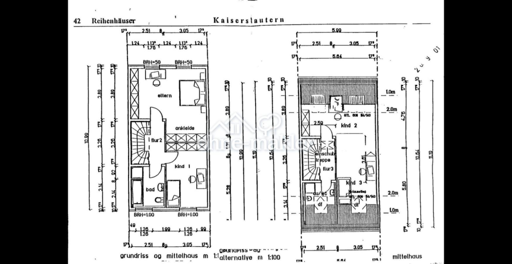 Grundriss OG und DG